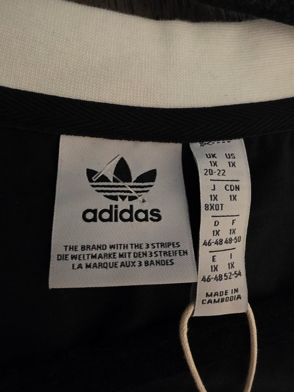 Adidas Adicolor Classics 3-Stripes Maxi Dress NWT Black 1X - Picture 10 of 16